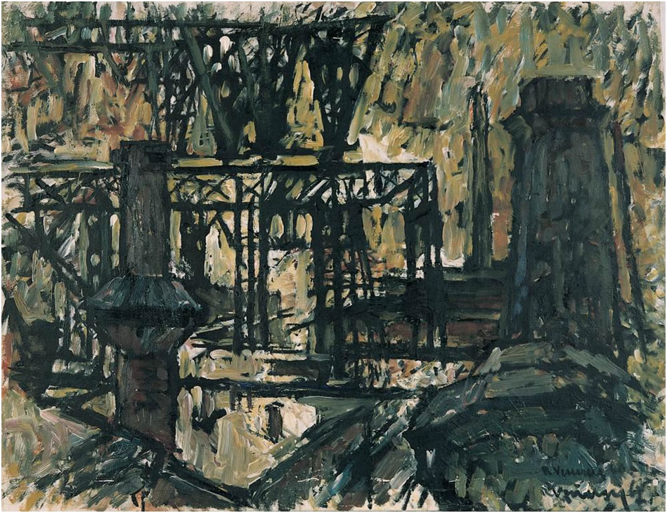 Romolo Venucci, Rafinerija nafte, 1945.