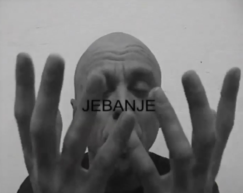 Marijan Crtalić, Jebanje i kajanje, video instalacija, 2001. g.