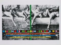 Đanino Božić, Poster for the Biennale of Young Artists ­– Rijeka 93, 1993